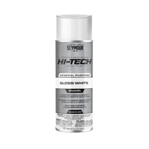 SEYMOUR Hi-Tech Enamel Spray Paint—Gloss White (12 oz)