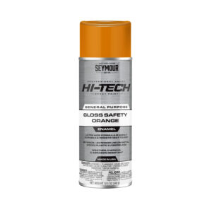 SEYMOUR Hi-Tech Enamel Spray Paint—Gloss Safety Orange (12 oz)