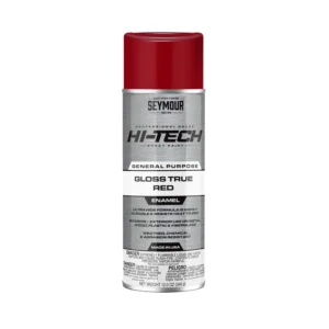 SEYMOUR Hi-Tech Enamel Spray Paint—Gloss True Red (12 oz)