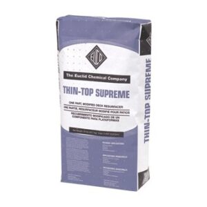 EUCLID THIN TOP SUPREME 50LB BAG (latex and microsilica modified cementitious mortar)