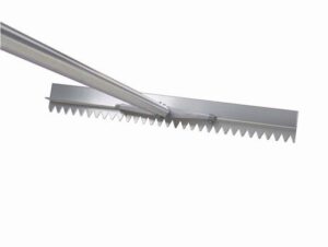 BLACKTOP COMPLETE LUTE ALUMINUM SERRATED BLADE W/ 1-1/2" LIGHT-WEIGHT MAGNESIUM HANDLE