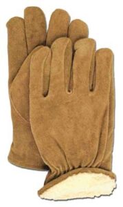 (LG) PILE LINED SPLIT LEATHER