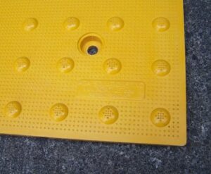 ADA CAST IN PLACE TILE YELLOW