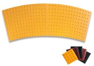 ADA REPLACEABLE CAST IN PLACE RADIUS TILE 24" X 33.25"