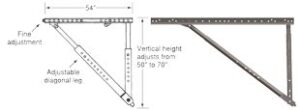 C-49-D OVERHANG BRACKET