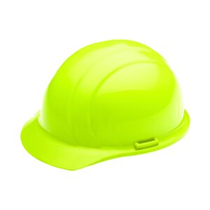 AMERICANA HI-VIZ YELLOW HARD HAT W/ RATCHET SUSPENSION