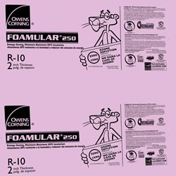 FOAMULAR F-250 RIGID FOAM INSULATION (VAROUS THICKNESSES)