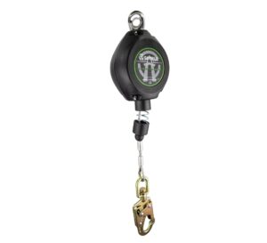 SAFEWAZE 20’ Class A Cable Retractable w/ Swivel Fall Indicator Hook