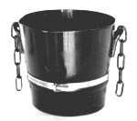 8" STEEL COLLAR W/ LIP