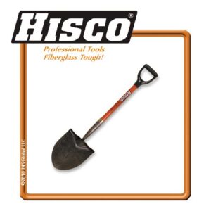 HISCO F.G. SHORT HANDLE ROUND POINT SHOVEL
