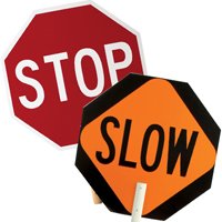 STOP/SLOW PADDLE