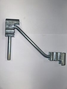 C67 TYPE 1 TIE BAR BEAM CLIP HANGER EPOXY COATED OR E-GALV A=7/1/2" H=5"