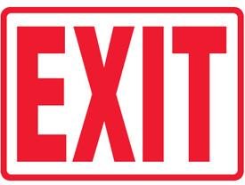 EXIT SIGN