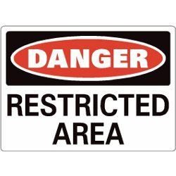 DANGER RESTRICTED AREA