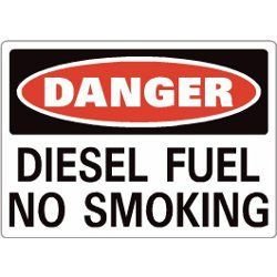DANGER DIESEL NO SMOKING
