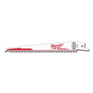 MILWAUKEE 6" 5 TPI Sawzall® Blades (5 Pk)