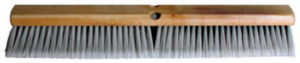 BROOM, FLOOR - 18" SILVER FLAGGED-TIP PLASTIC