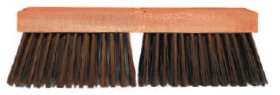 BROOM, STREET - 16" CARBON STEEL WIRE