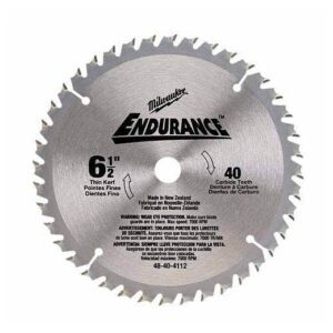 MILWAUKEE 6-1/2" CT 24 TOOTH SAW BLADE FOR CORDLESS SAW