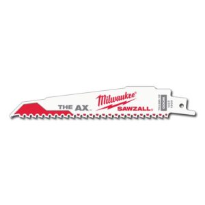 MILWAUKEE 6" 5 TPI The Ax™ Sawzall® Blade (5 Pk)