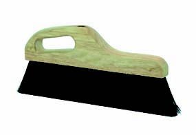 12" HORSE HAIR HAND HELD CONCRETE FINISHING BRUSH