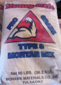 HANDI SAC TYPE "S" MORTAR MIX 80LB BAG