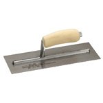 MARSHALLTOWN 12" X 4" FINISHING TROWEL (WOOD HANDLE)