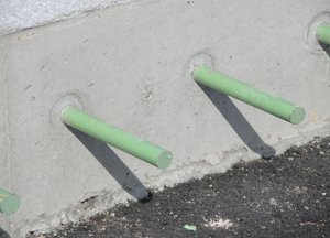 1"X 18" EPOXY COATED PAVING DOWELS