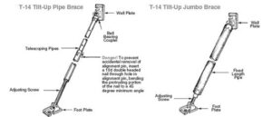 RENTAL DAYTON B-6 TILT-UP WALL BRACE (10' TO 14')