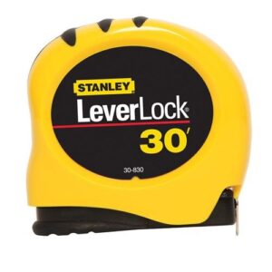 30' x 1" Stanley LeverLock Tape Measure