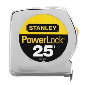 25' STANLEY POWERLOCK TAPE MEASURE