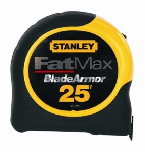 25' X 1-1/4" FATMAX STANLEY TAPE MEASURE