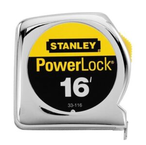 16'x 3/4" STANLEY POWERLOCK TAPE MEASURE
