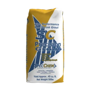 SPECCHEM Precision Grout Green Conscious Product Non-shrink non-metallic grout
