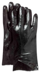 SHORT RUBBER GLOVES 12"
