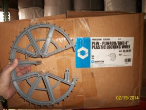 4" PLASTIC LOCKING WHEEL