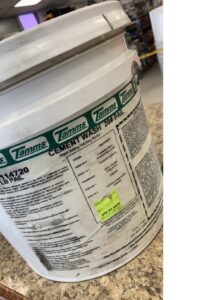 TAMMS CEMENT WASH