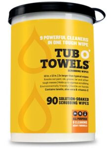 TUB-O TOWELS (90 TOWELS PER CANISTER)