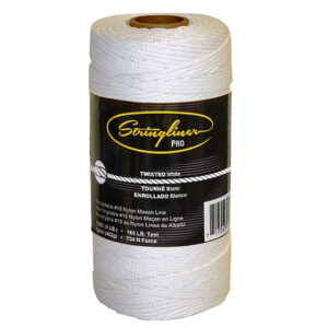Stringliner Mason’s Braided Line Replacement Rolls – 1 Lb. 1000′ - White
