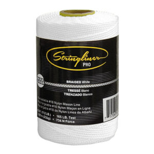 Stringliner Mason’s Braided Line Replacement Rolls – 1/2 Lb. 500′ - White