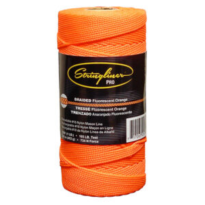 Stringliner Mason’s Braided Line Replacement Rolls – 1 Lb. 1000′- Orange