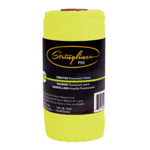 Stringliner Mason’s Twisted Line Replacement Rolls – 1 Lb. -1080′ - Yellow