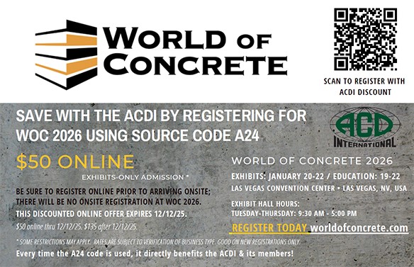 WORLD OF CONCRETE!