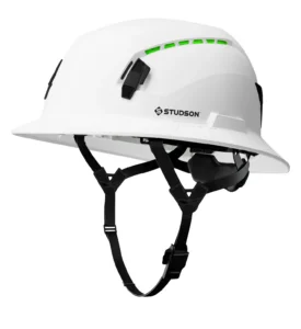 SHK-1 White Full Brim Vented Safety Helmet